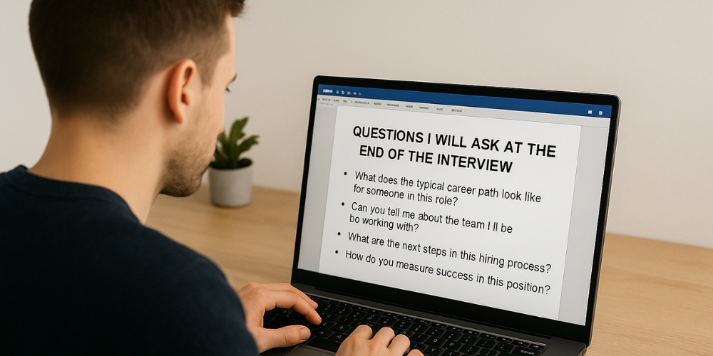 Prepare Your Own Questions for the Interviewer