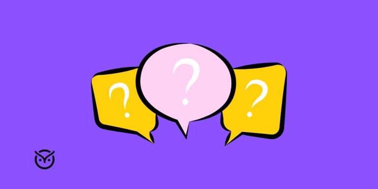 illustration of multiple question marks