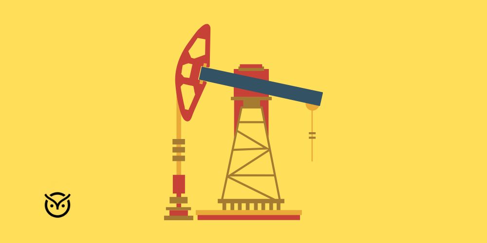 oil rig illustration