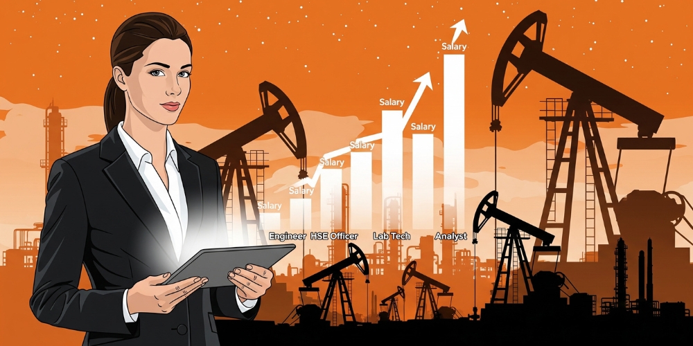 salaries in oil and gas sector