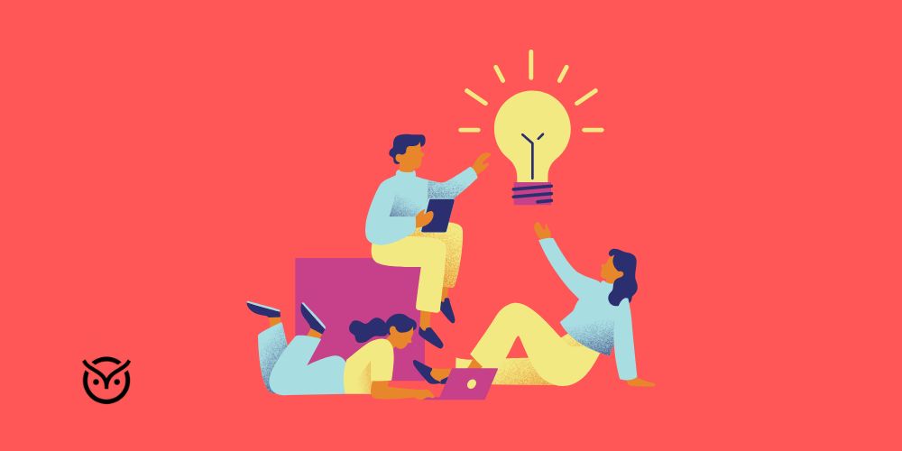illustration of a startup