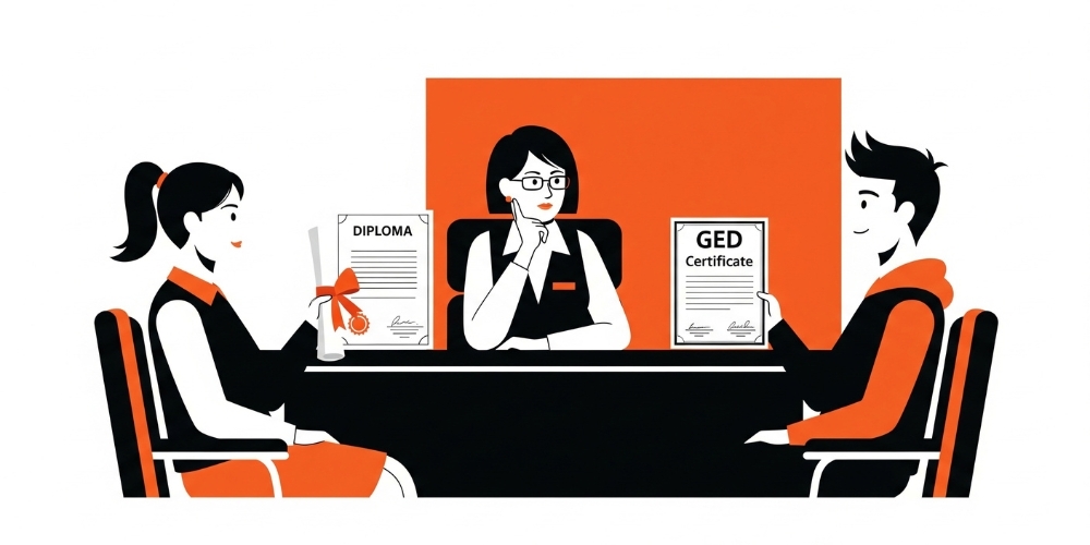 Hiring Preferences between GED vs Diploma