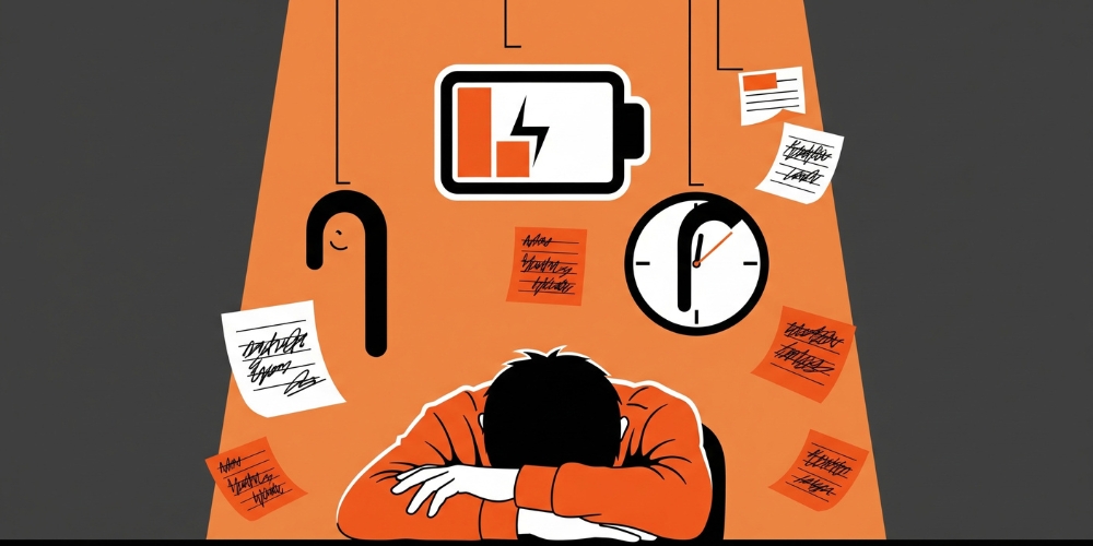 burnout caused by working two jobs
