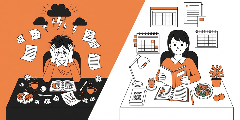 working 2 jobs can cause stress