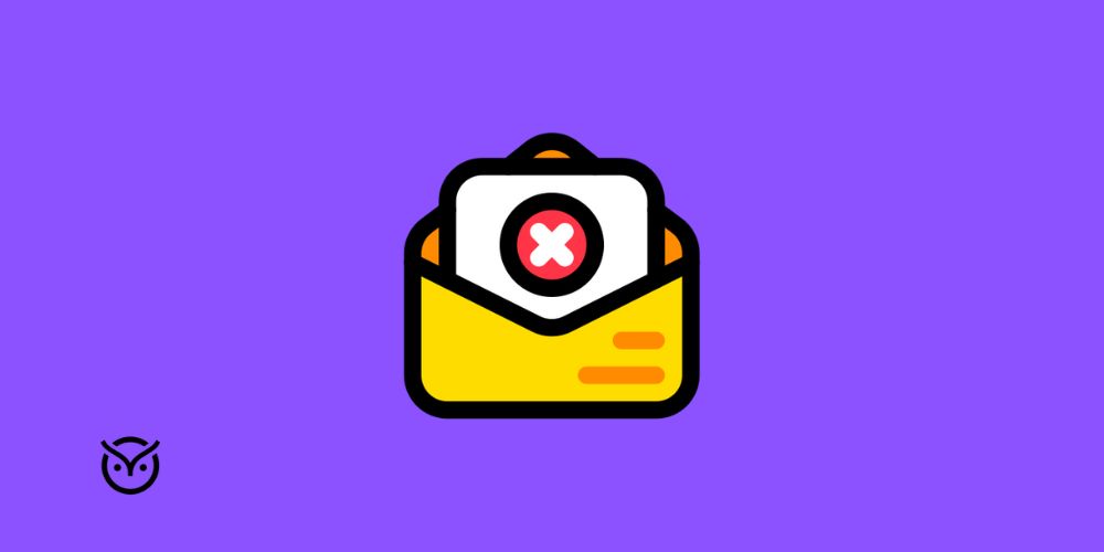 illustration of rejection email