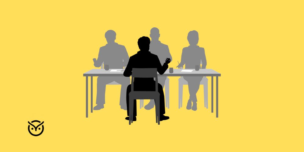panel interview illustration