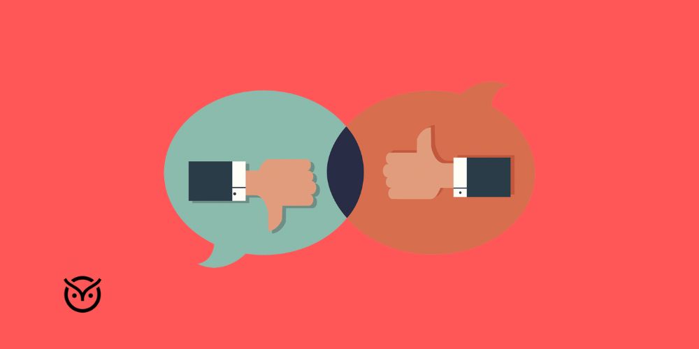 illustration of good vs bad