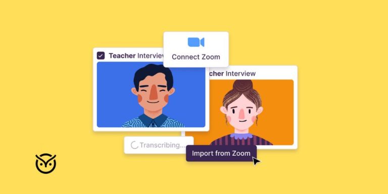 illustration of interview transcripts