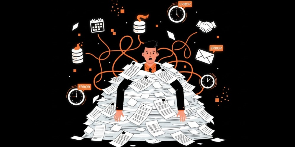 recruiter swamped with work