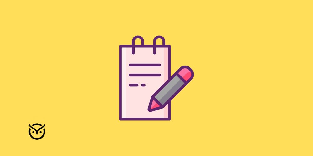 illustration of note taking