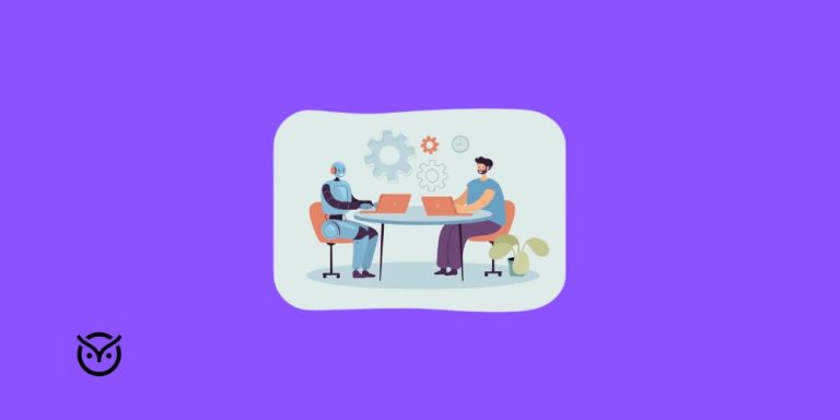 illustration of ai job interview