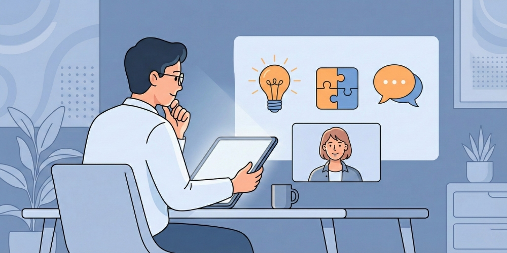 recruiter interviewing candidate