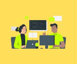 software engineers at work