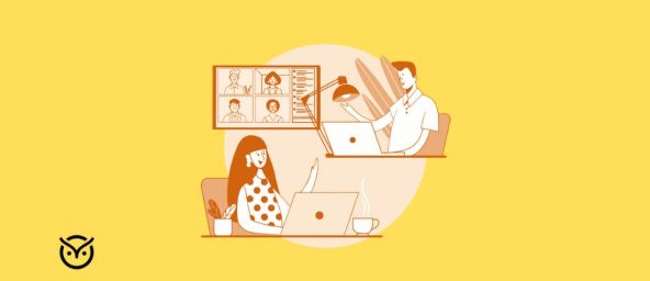 illustration of on demand interview