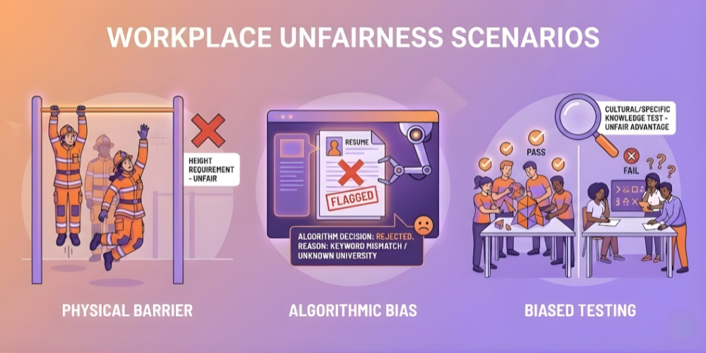 workplace unfairness scenarios