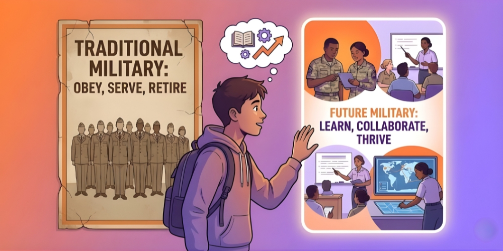 traditional military vs future military