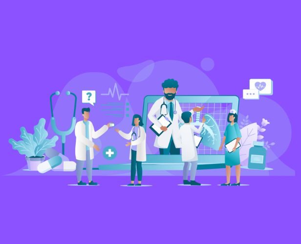 illustration of healthcare profesionals