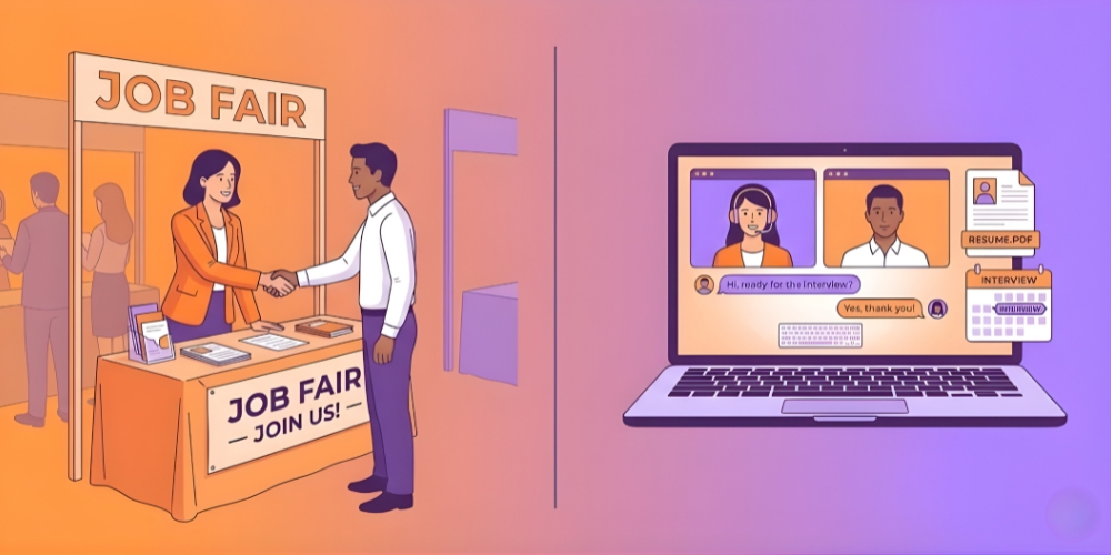 Job Fairs vs. Digital Recruiting