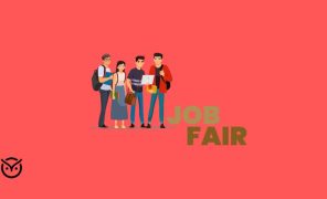 illustration of job fair