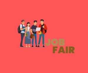 illustration of job fair