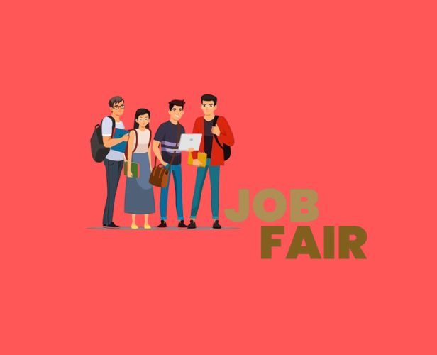 illustration of job fair