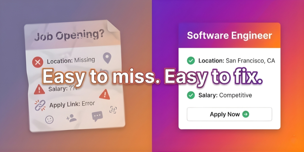 Job Posting Mistakes