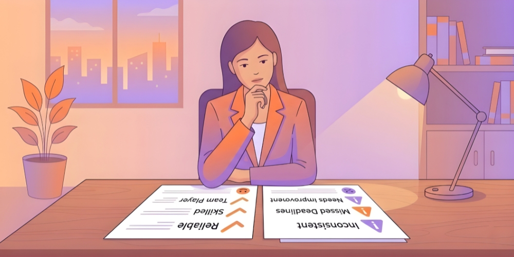 good vs bad reference