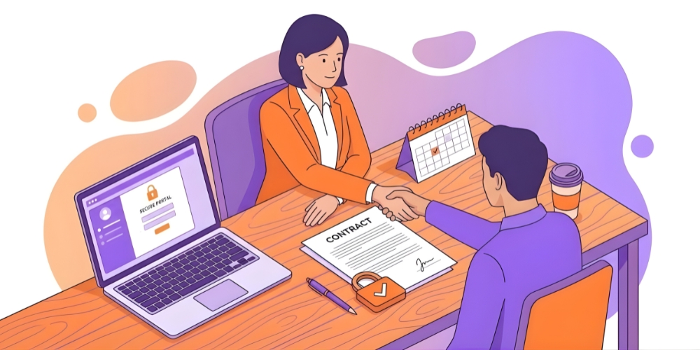 candidate signing contract