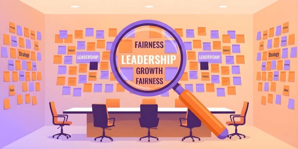 leadership, growth, fairness