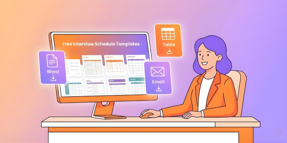 Free Interview Schedule Templates