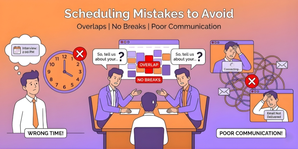Interview Scheduling Mistakes