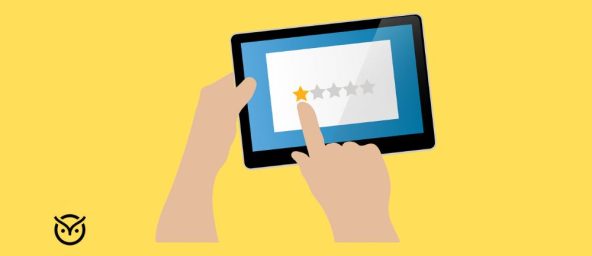 illustration of bad review