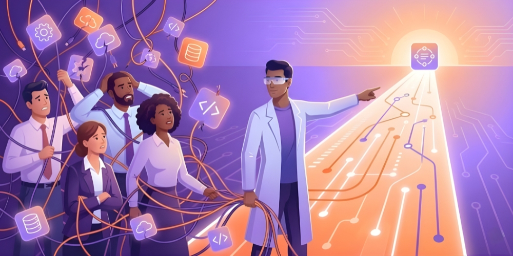 from a tangled situation to a brighter future