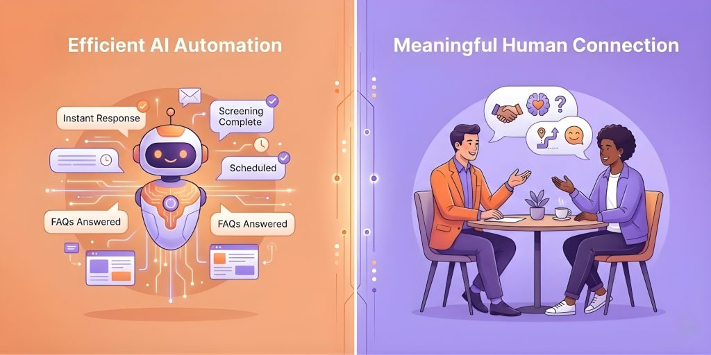 Chatbots vs Human Recruiters