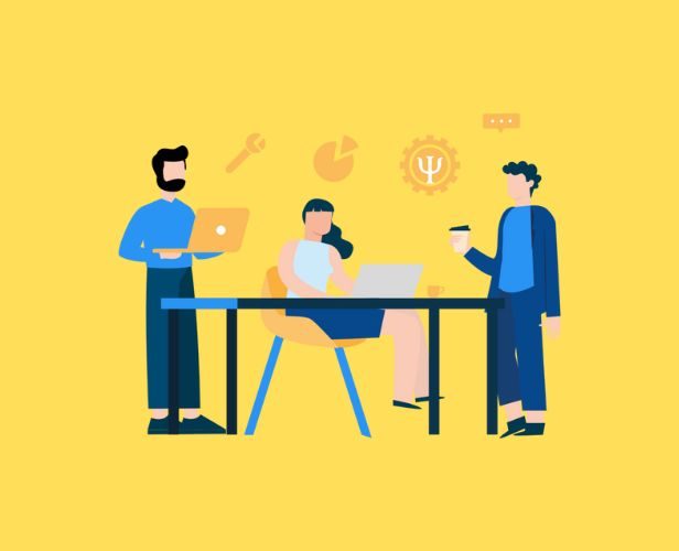 illustration of organizational psychology