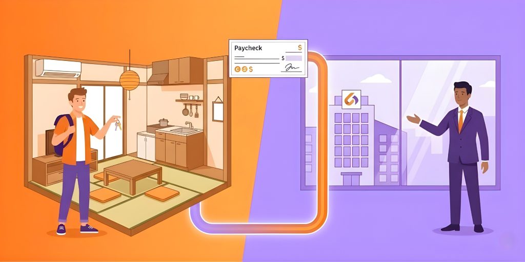 Job With Housing in Japan