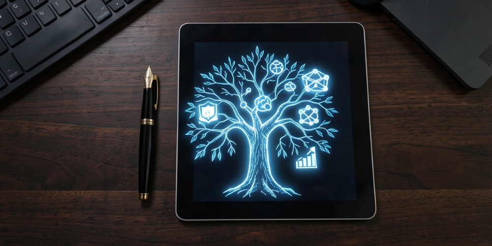 salary data on an ipad