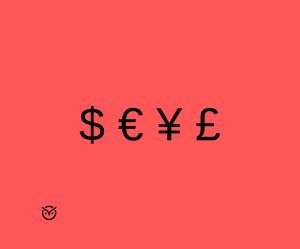 currency logos from major countries