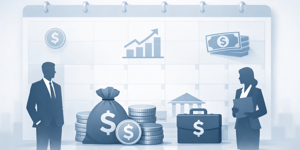 monhtly salary illustrated