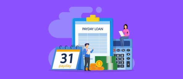 illustration of monthly salary with calendar