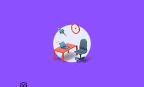 a freelancer work space