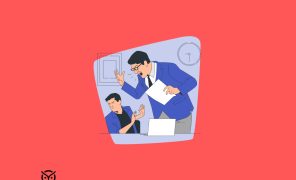 manager shouting at employee